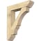 Ekena Millwork Balboa Slat Rough Sawn Bracket w/ Offset Brace, Douglas Fir, 8"W x 34"D x 40"H BKT0806X34X40BOA06RDF - alternate 1